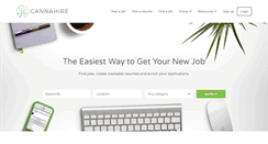 Desktop Screenshot of cannahire.com